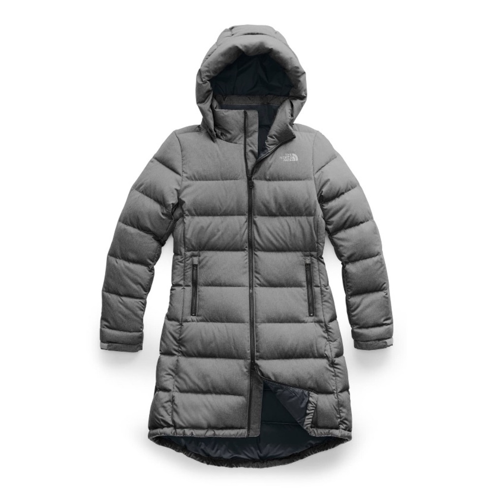 NWT The North Face Water Repellent Down Coat Grey XS